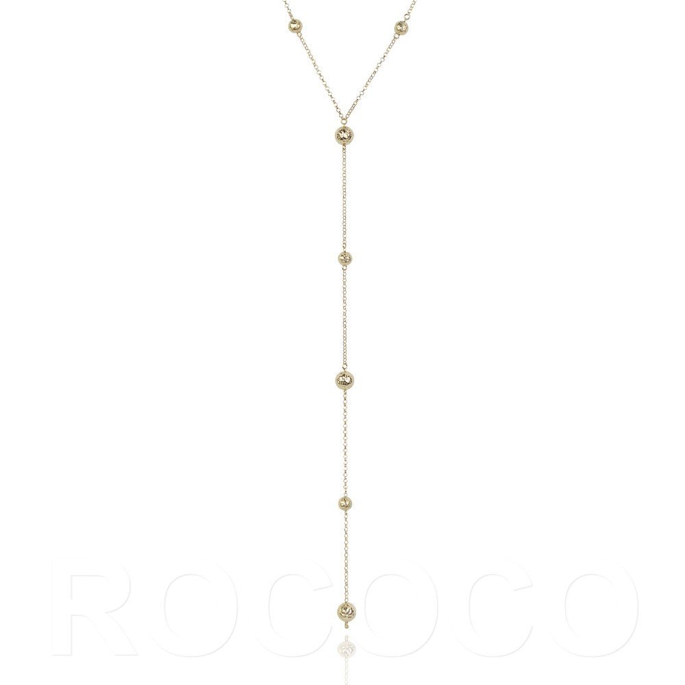 Ball Y lariat italian necklaceNecklace