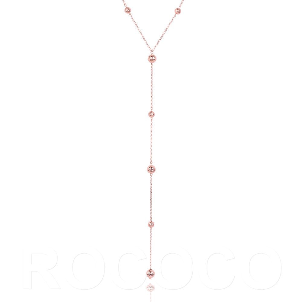 Ball Y lariat italian necklaceNecklace