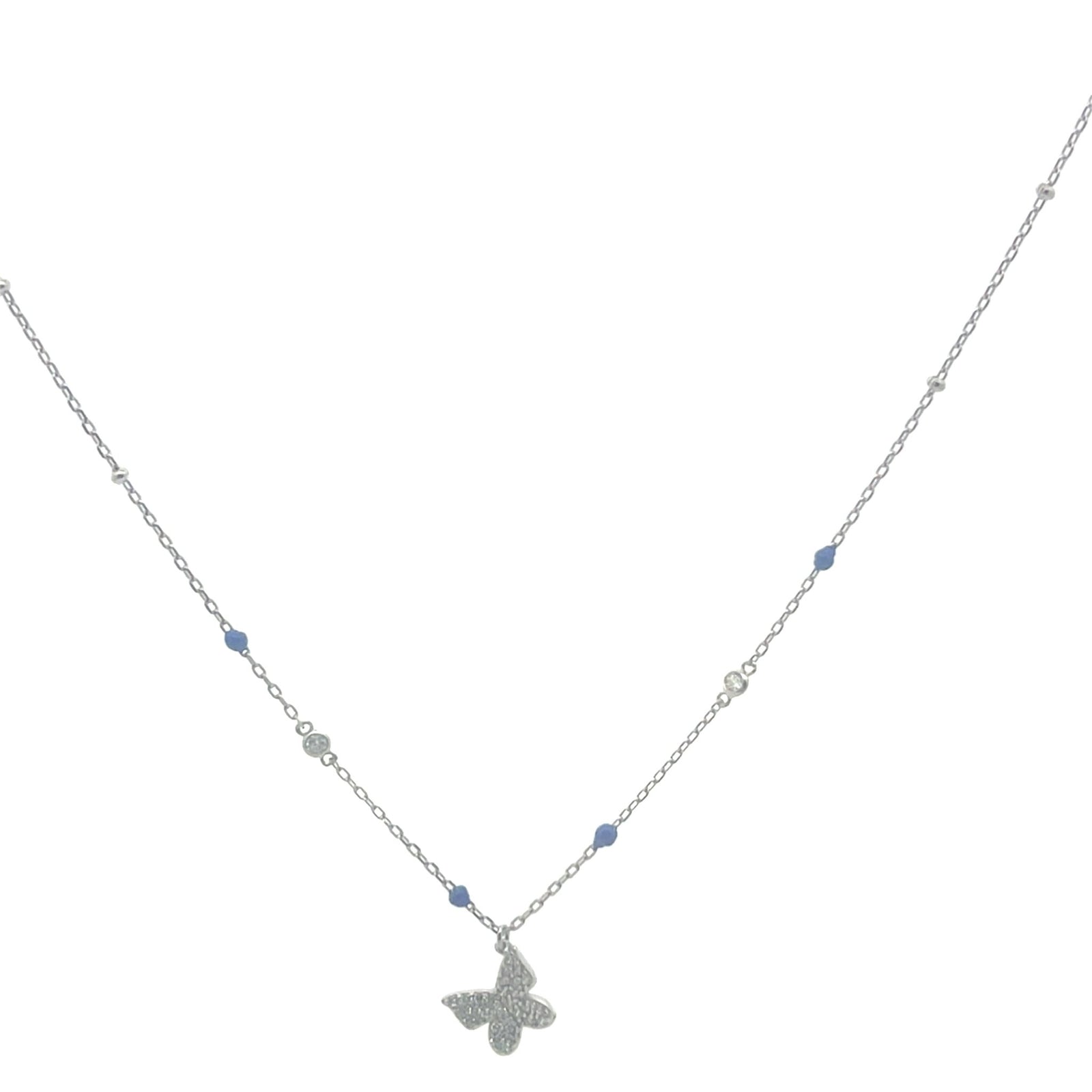 Butterfly joy enamel necklaceNecklace