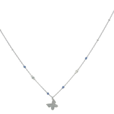 Butterfly joy enamel necklaceNecklace