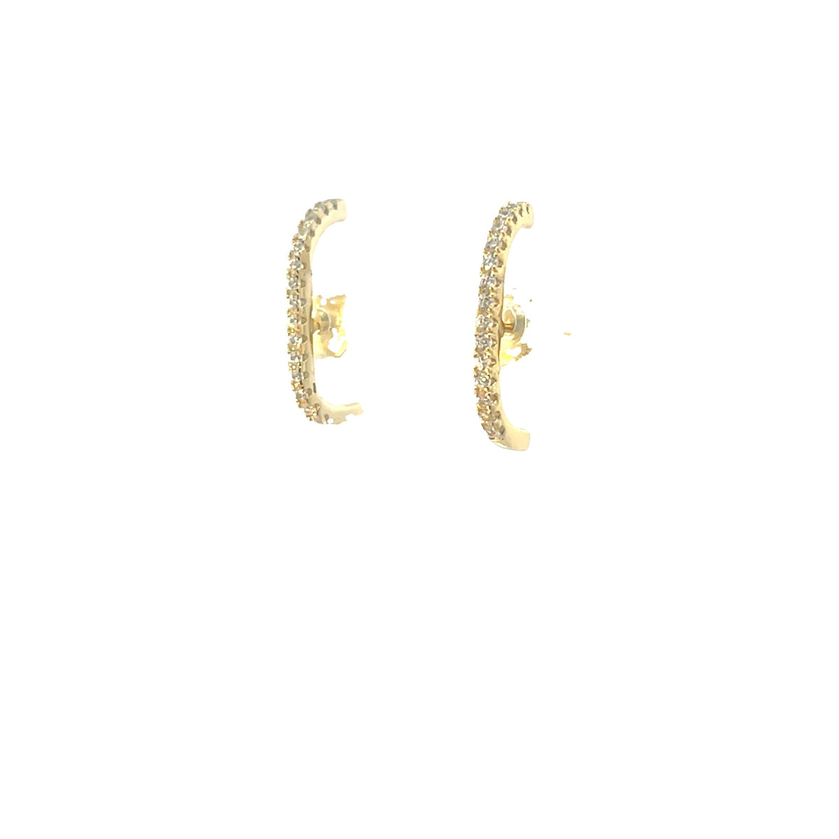 Celestial Radiance Bar Lobe cuffWrap sterling silver 925 earringsEarrings