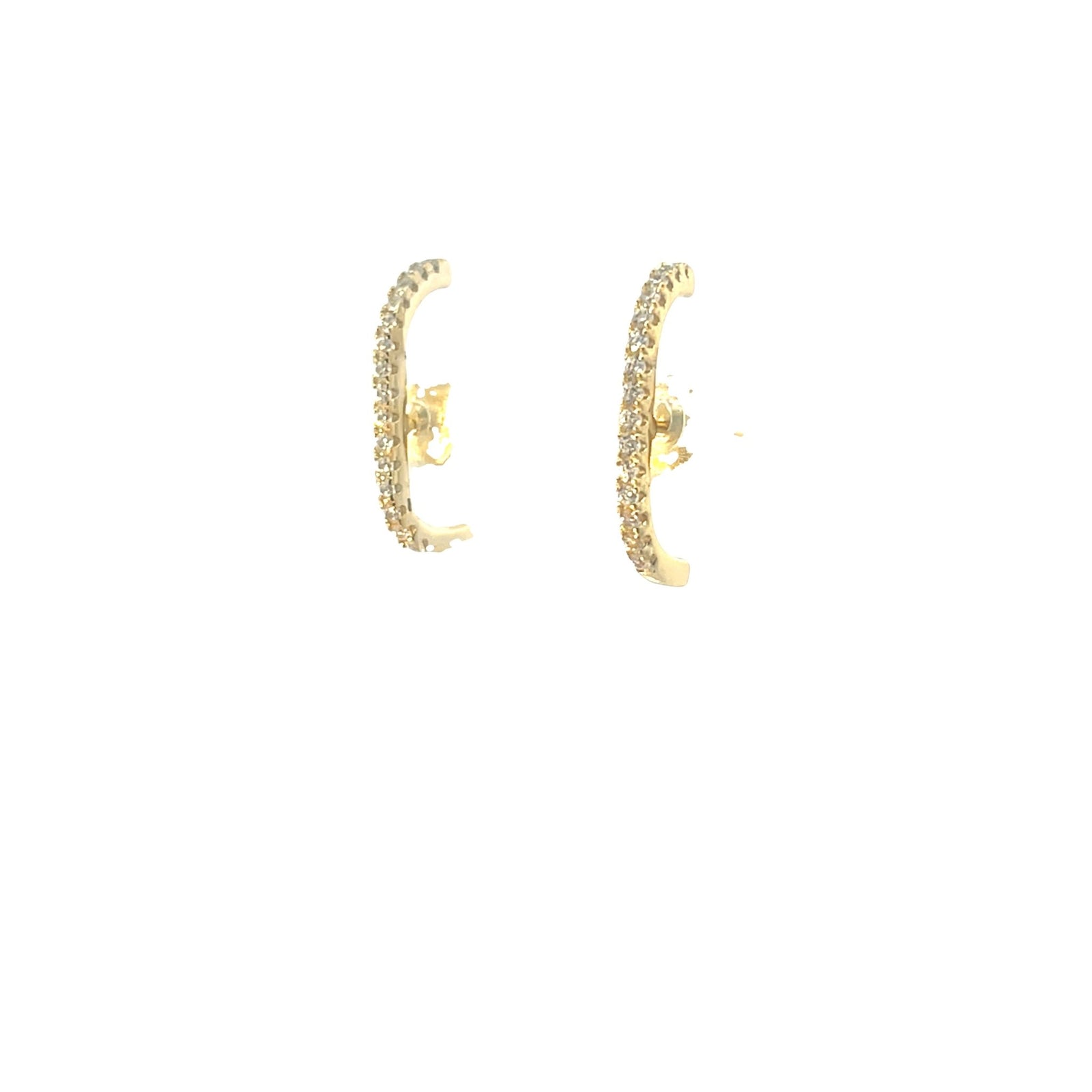 Celestial Radiance Bar Lobe cuffWrap sterling silver 925 earringsEarrings