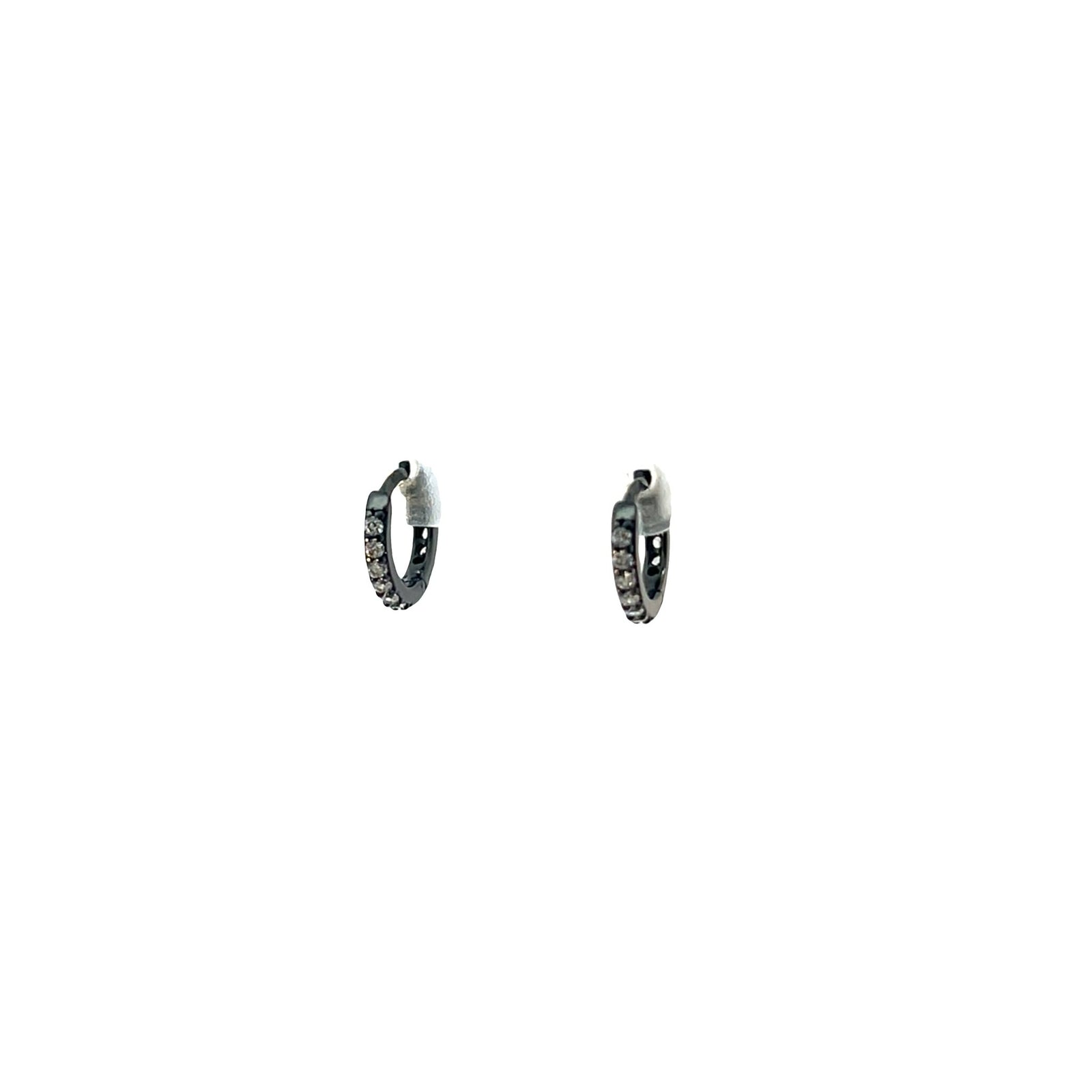 Classic cz huggiesEarrings