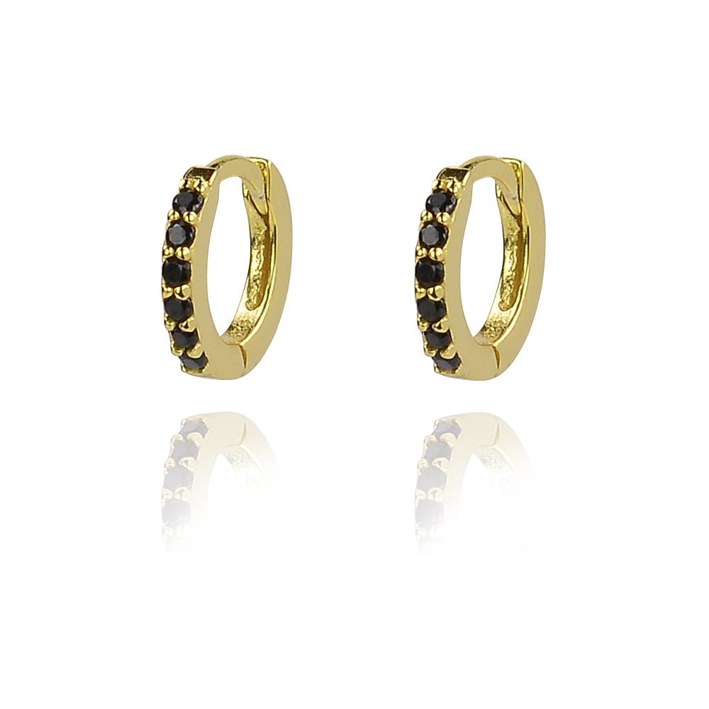 Coloured Huggie Earrings in 925 Sterling SilverEarrings