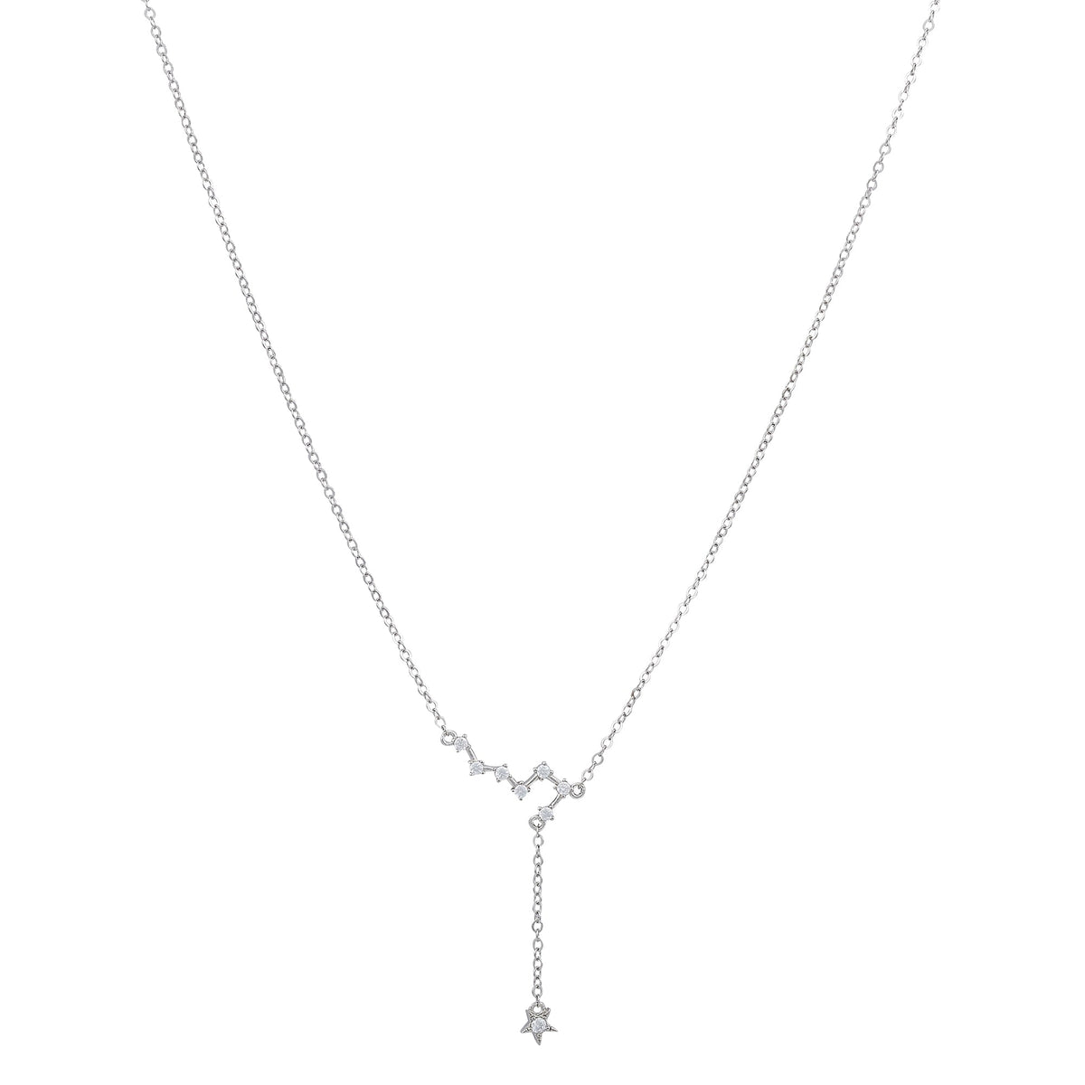 Constellation and Star Pendant necklace sterllng silver 925Necklace
