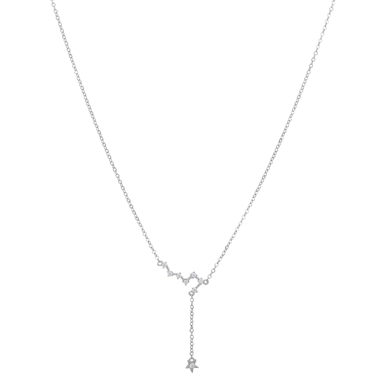 Constellation and Star Pendant necklace sterllng silver 925Necklace