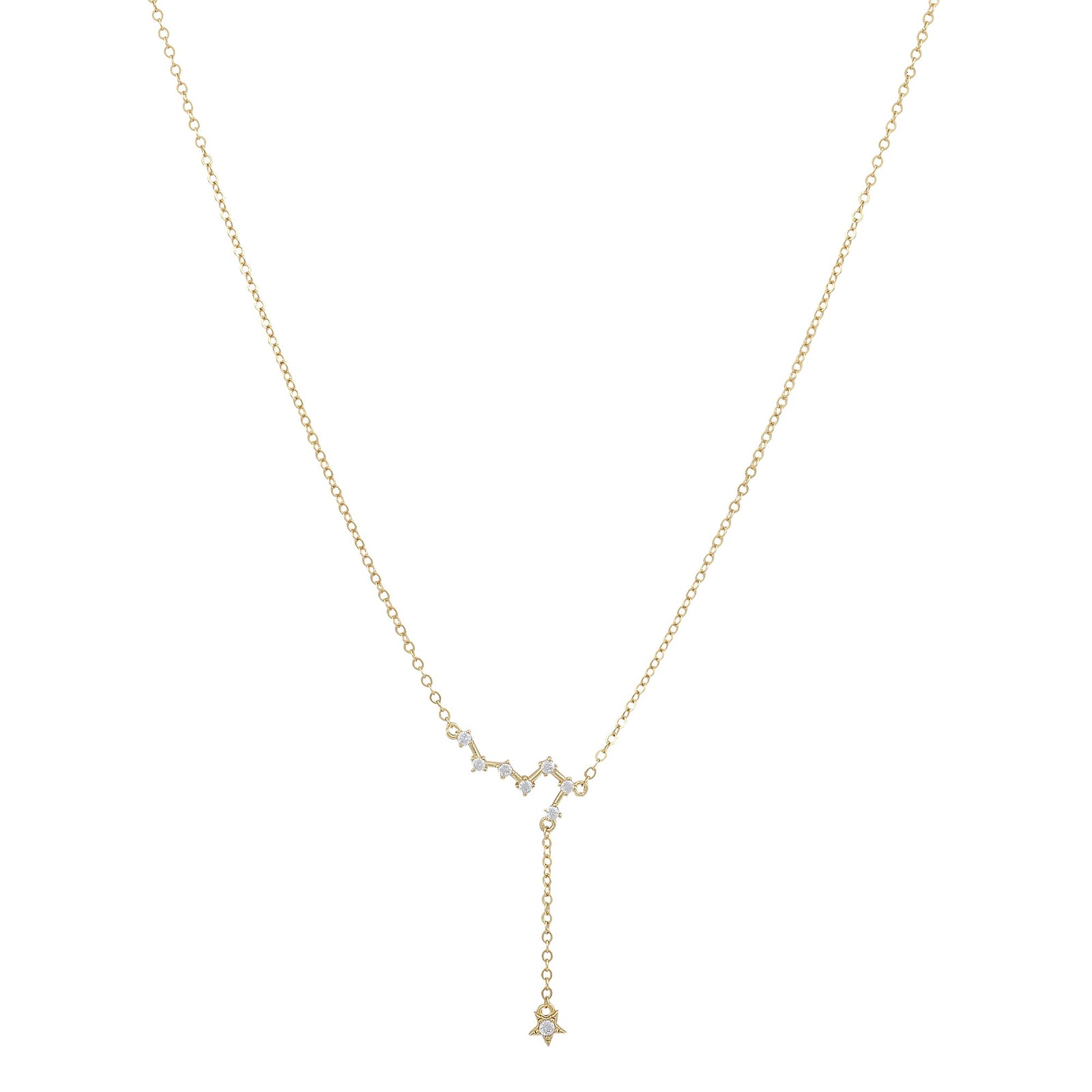 Constellation and Star Pendant necklace sterllng silver 925Necklace