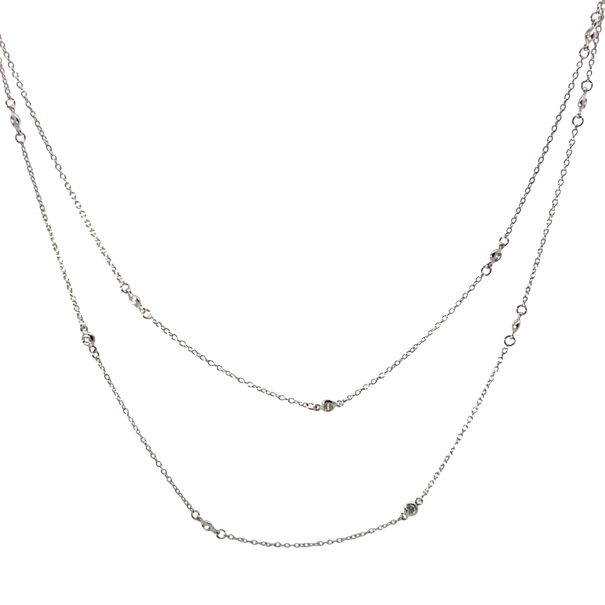 Diamond by the Yard Necklace &amp; Belly ChainNecklace
