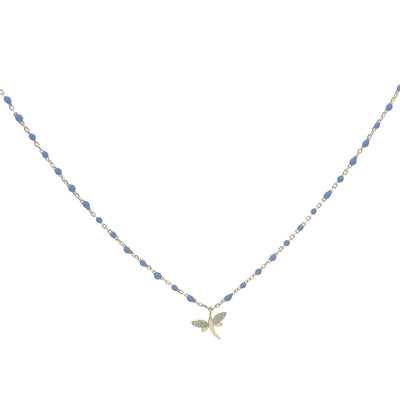 Dragonfly Joy enamel necklaceNecklace