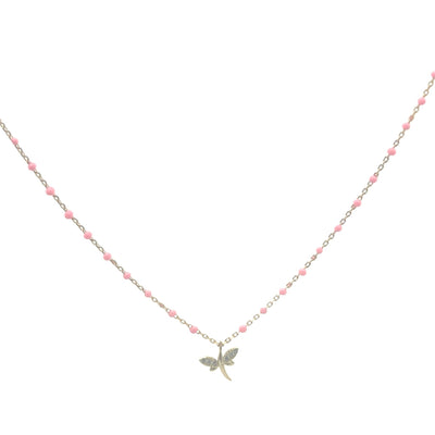 Dragonfly Joy enamel necklaceNecklace