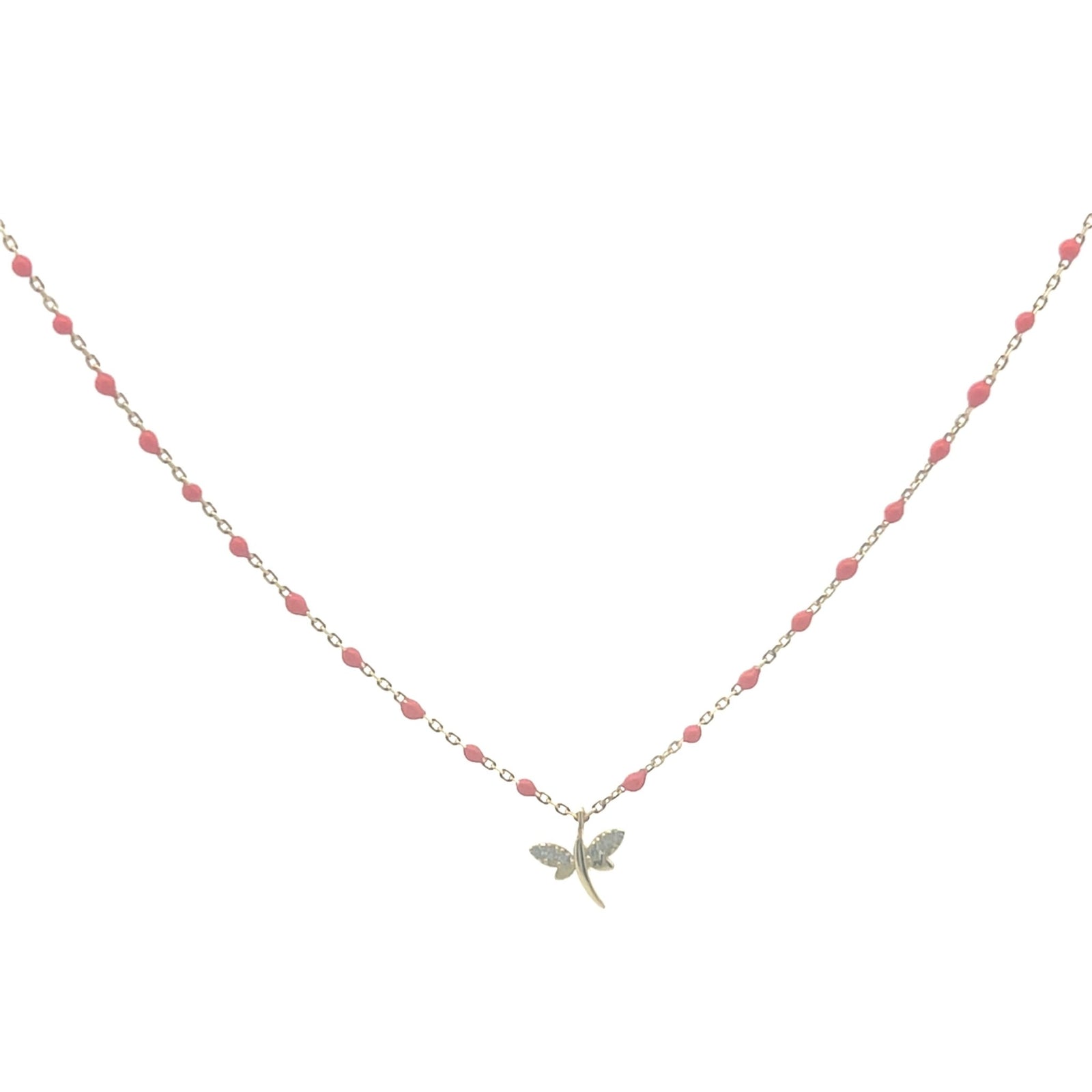 Dragonfly Joy enamel necklaceNecklace