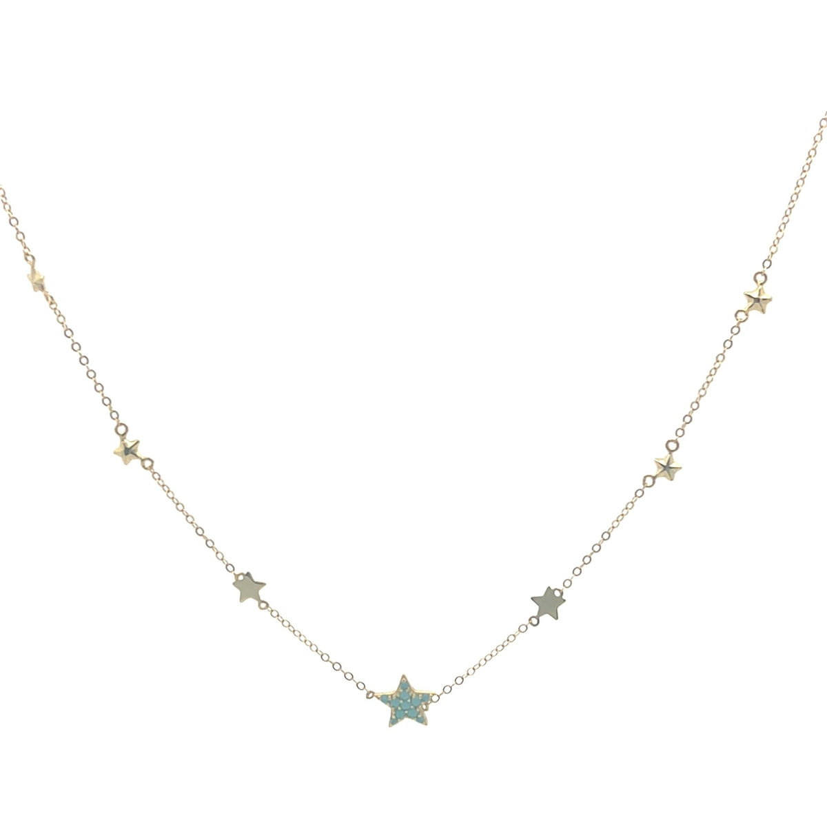 Elegant 7 Star Pendant NecklaceNecklace