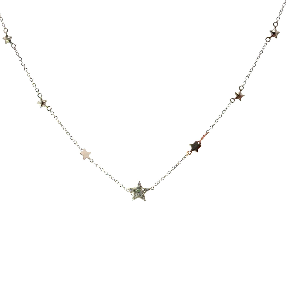 Elegant 7 Star Pendant NecklaceNecklace
