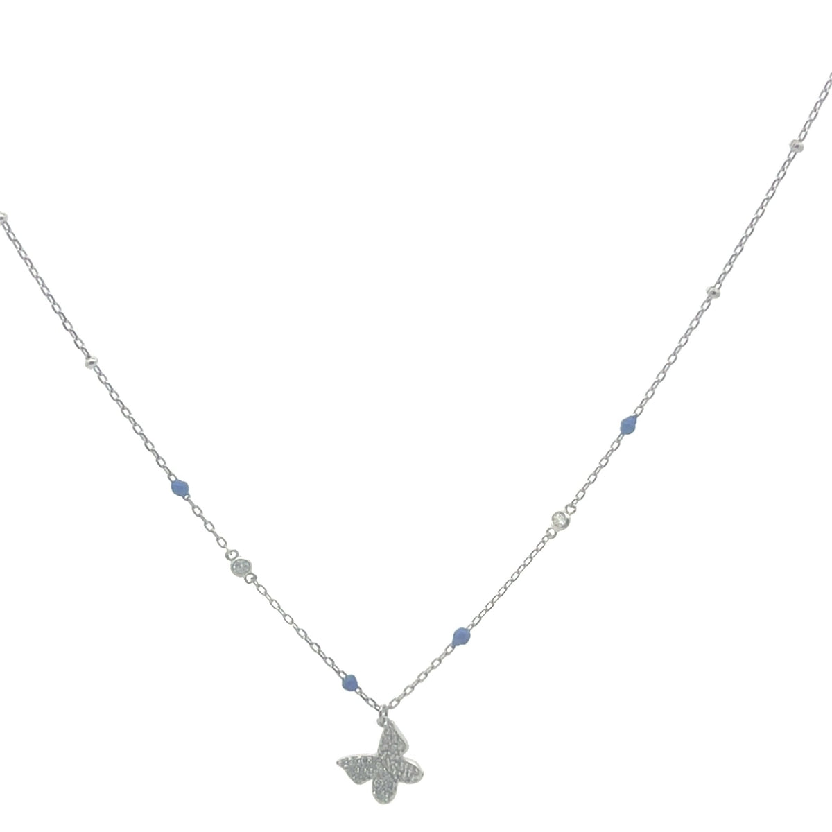 Enamel Butterfly NecklaceNecklace