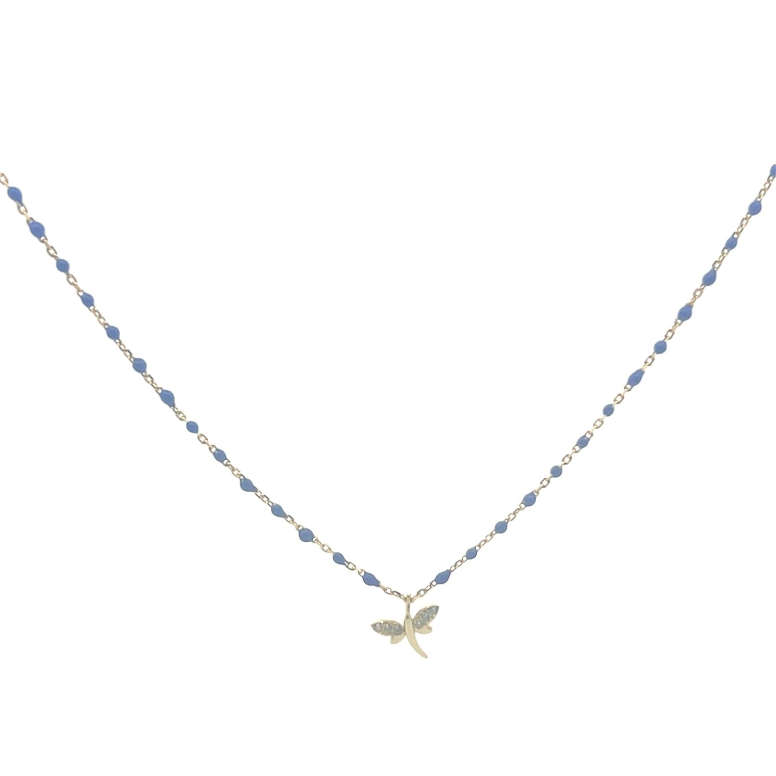 Enamel Dragonfly NecklaceNecklace