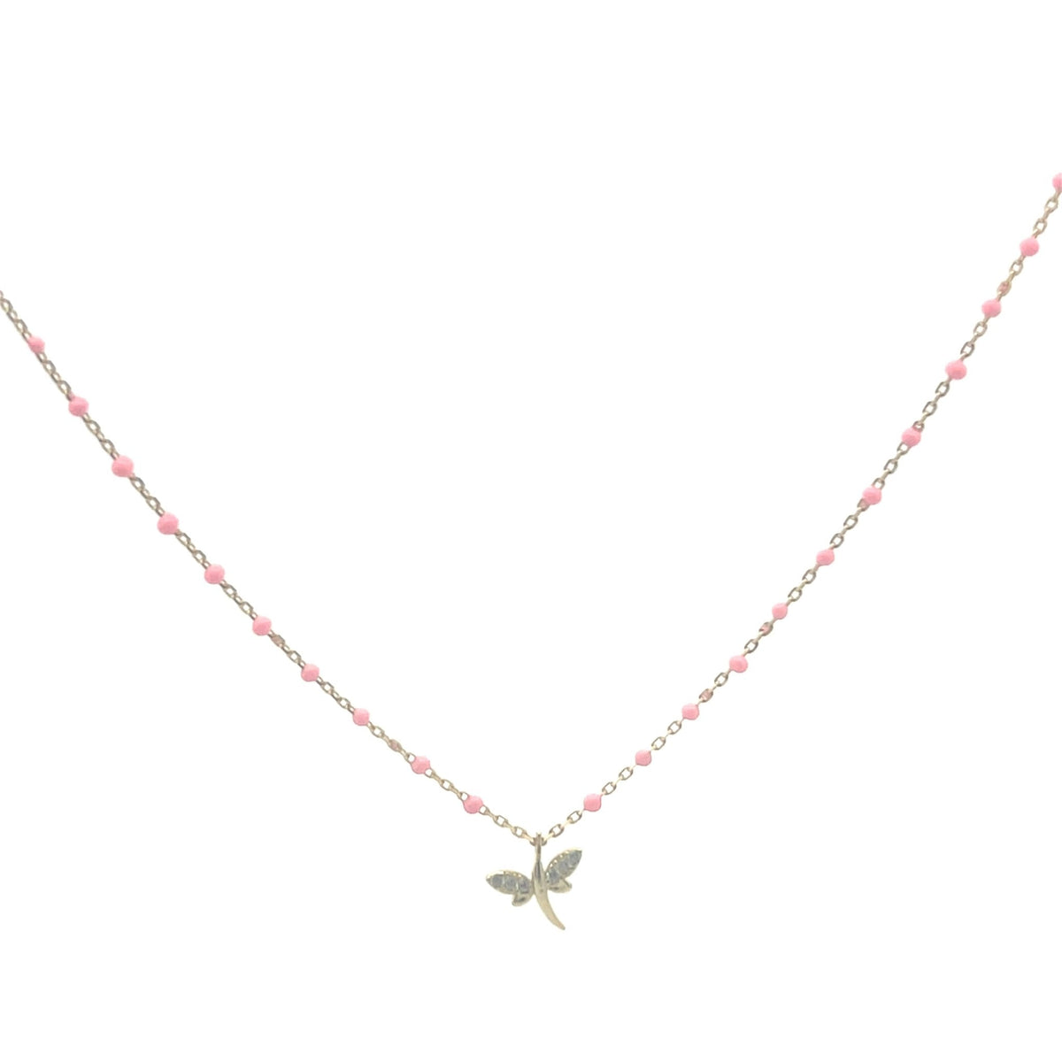 Enamel Dragonfly NecklaceNecklace