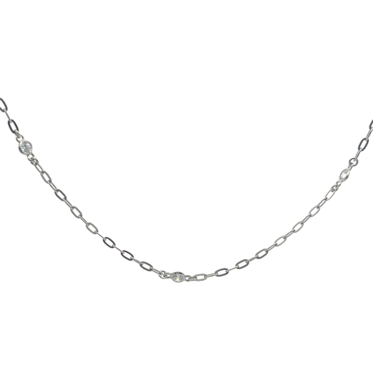 Equilibrium Diamond By The Yard Paperclip Necklace | Inspirit DesignsNecklace