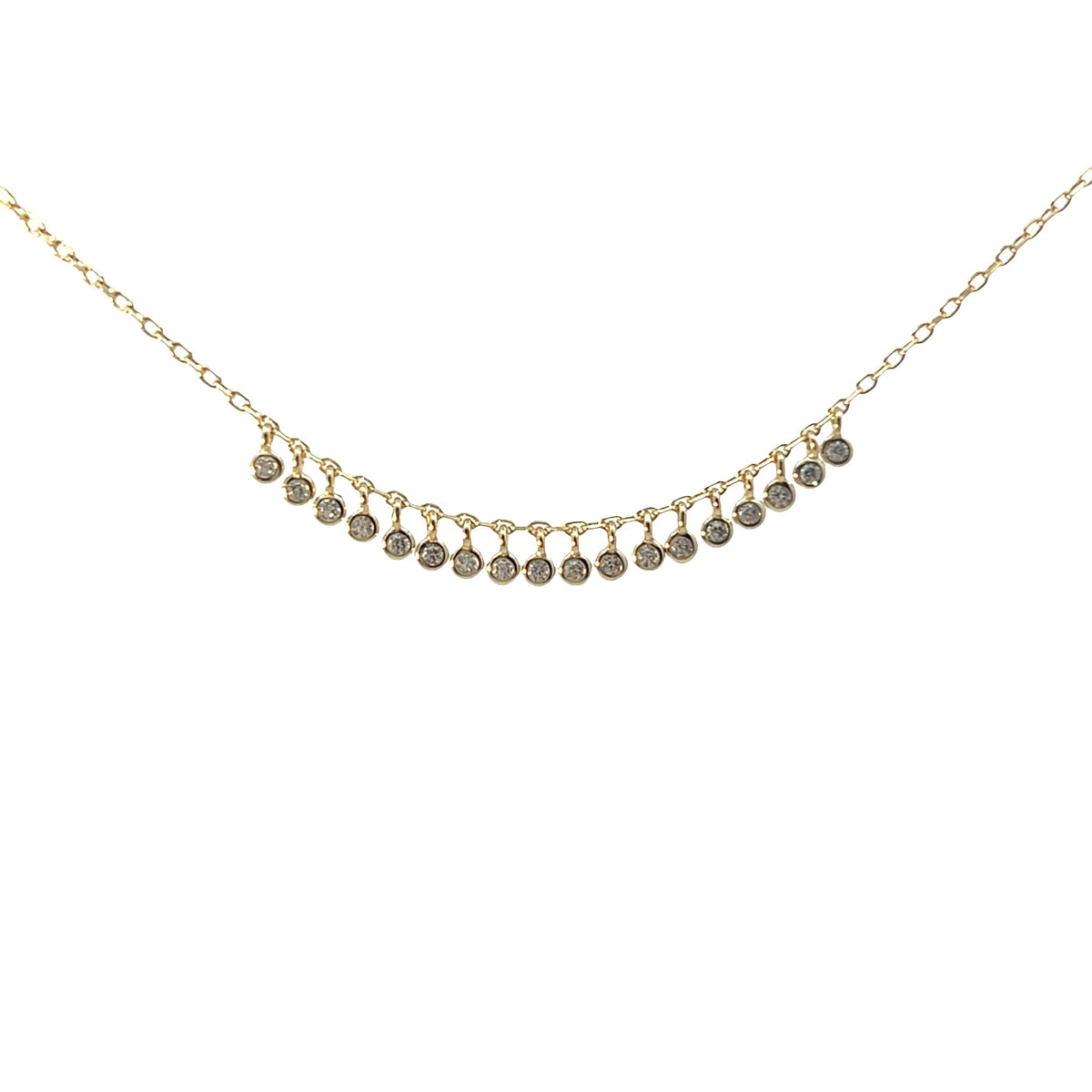 Equilibrium in life Dainty cz drop layering necklaceNecklace