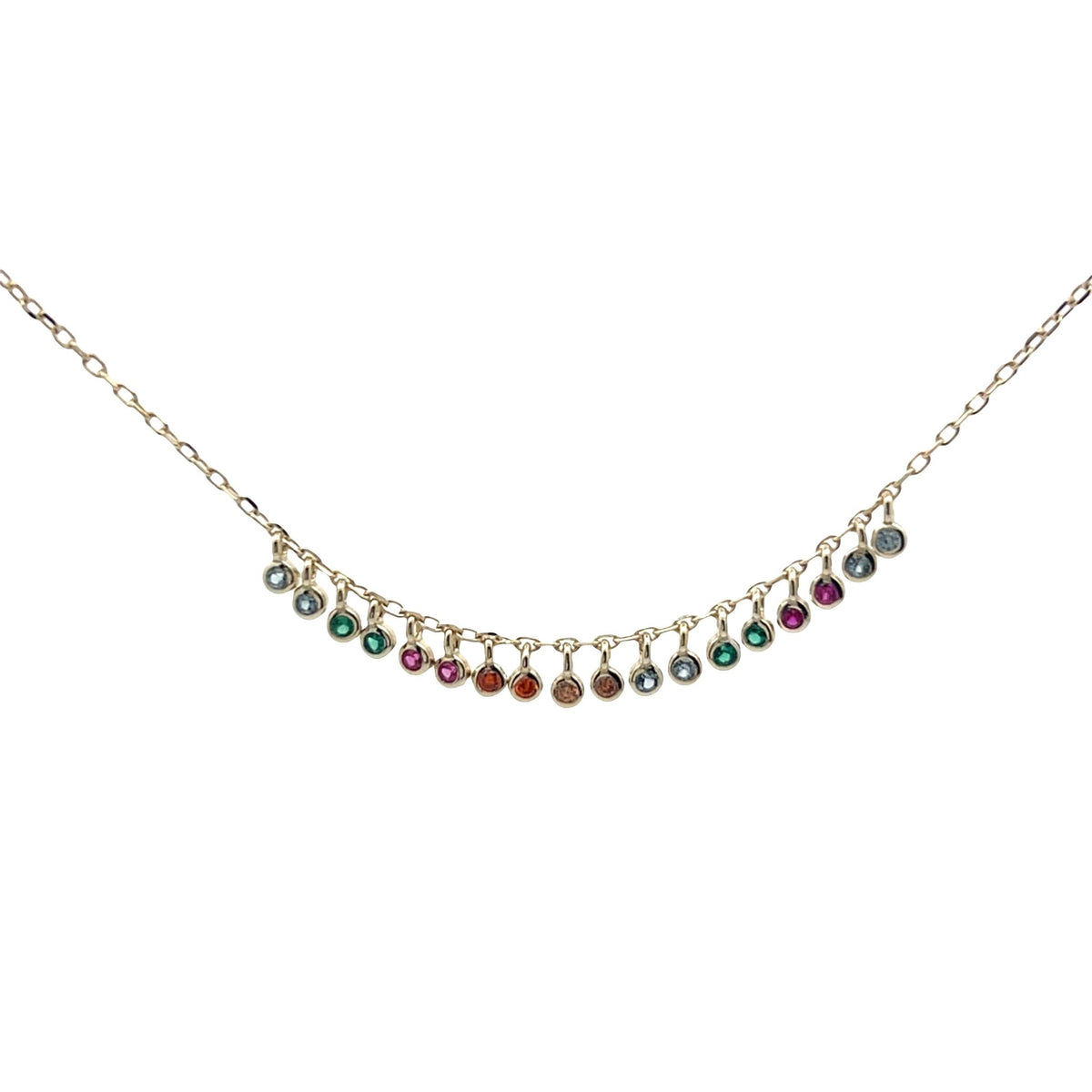Equilibrium in life Dainty cz drop layering necklaceNecklace