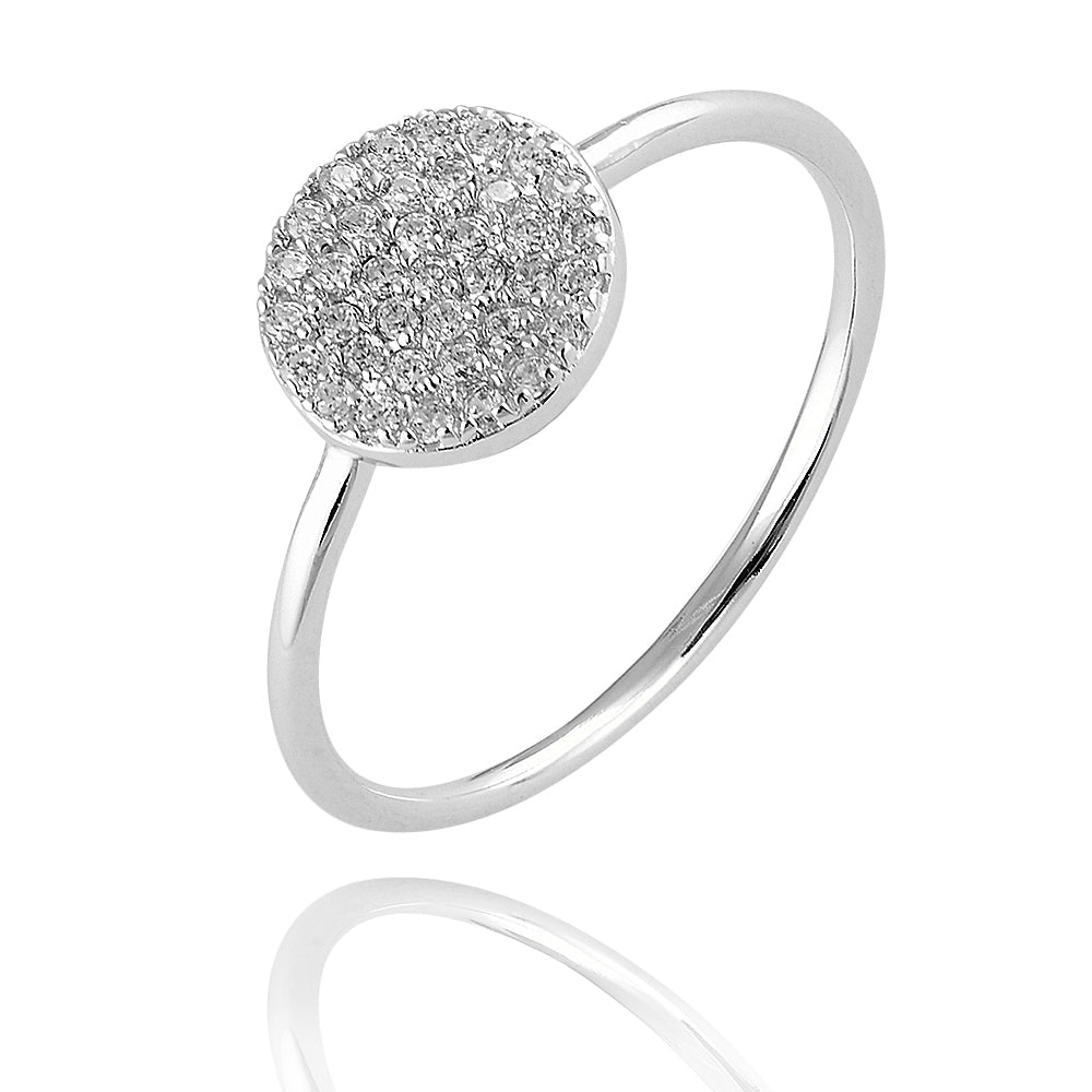 Equilibrium Karma Circle Ring | Full CZ | Sterling Silver | Inspirit DesignsRing