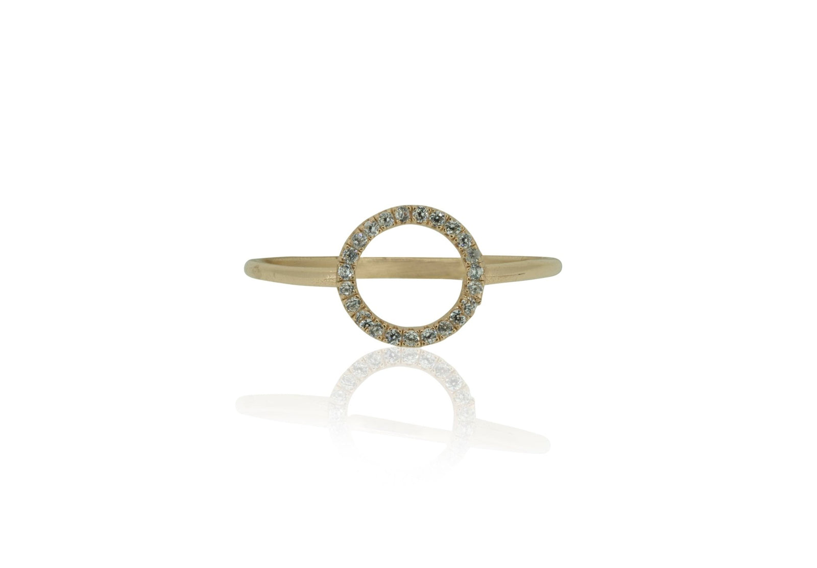 Equilibrium Open Karma Circle Ring | CZ | Sterling Silver | Inspirit DesignsRing