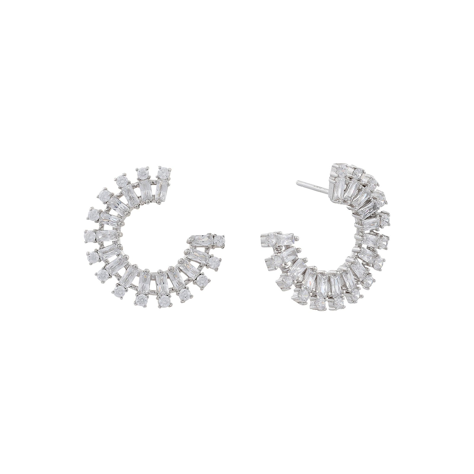 Everything that glitters baguette glamour C earingEarrings