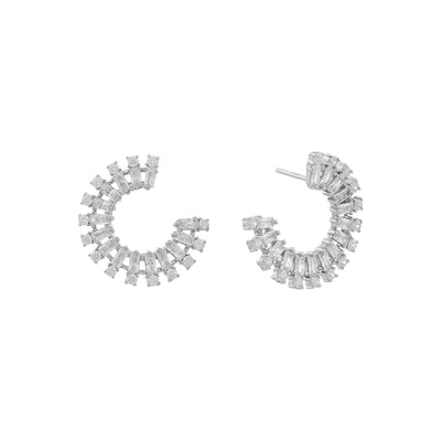 Everything that glitters baguette glamour C earingEarrings