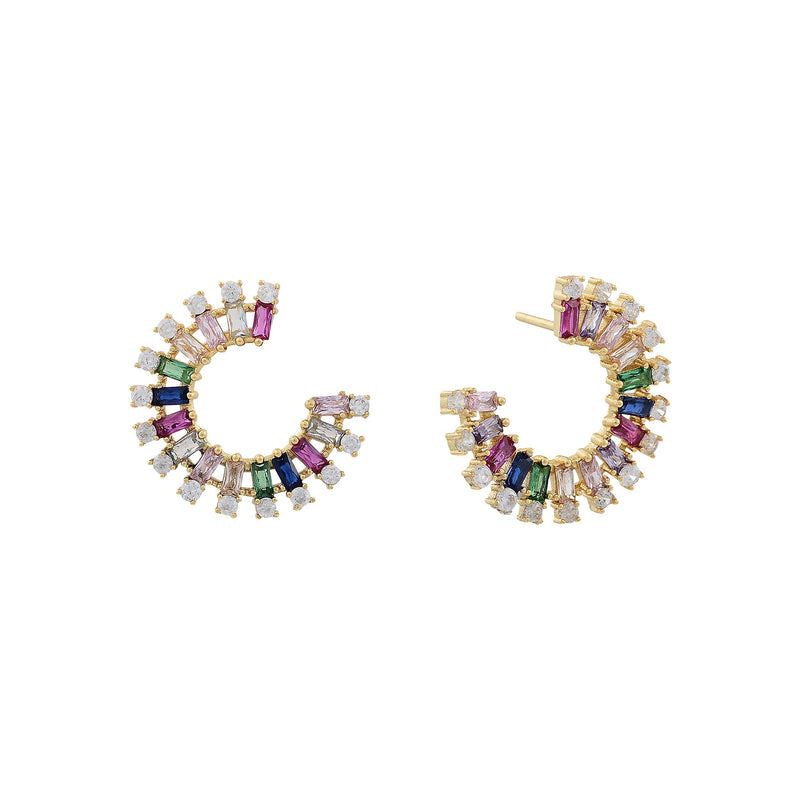 Everything that glitters baguette glamour C earingEarrings