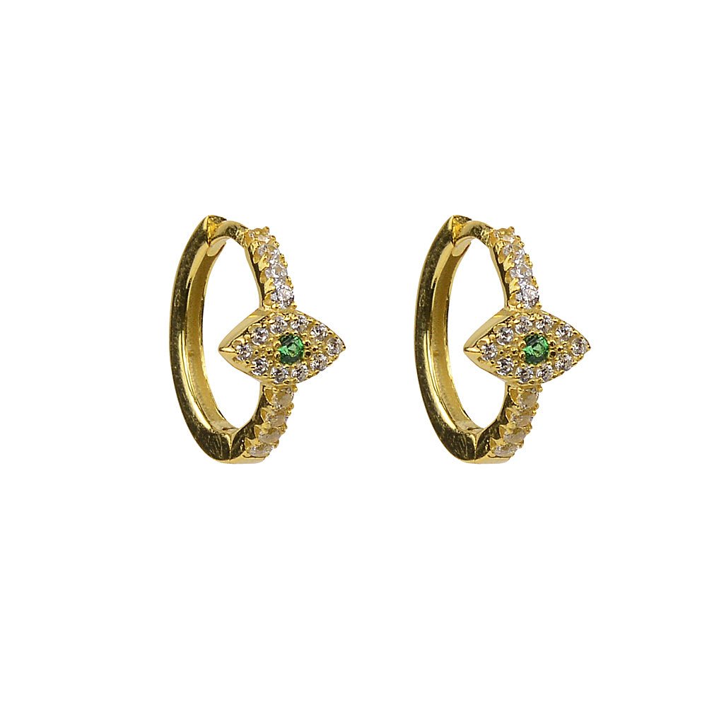 Evil eye Huggie earringEarrings