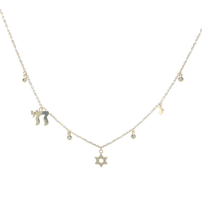 Faith Enamel Charm Necklace Sterling Silver — Hope & DevotionNecklace
