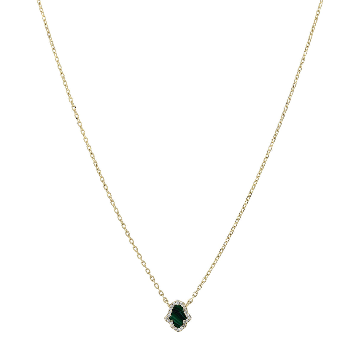 Faith protection hand necklace