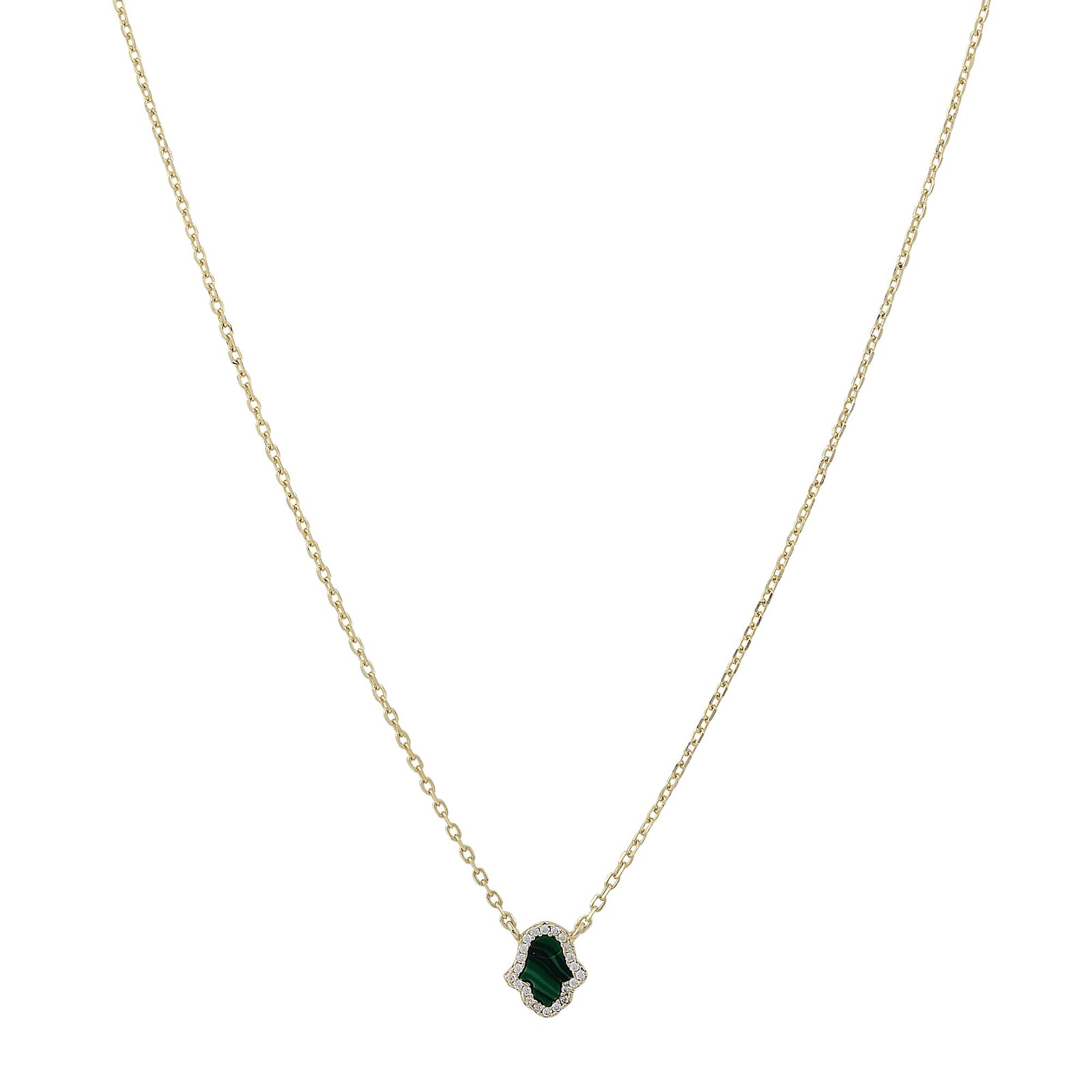 Faith protection hand necklace