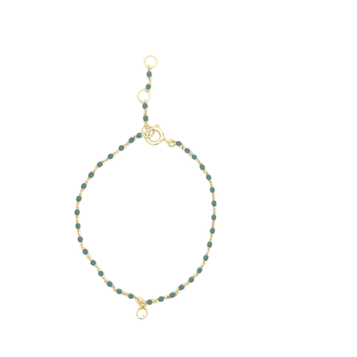 Glitter enamel single drop braceletBracelets