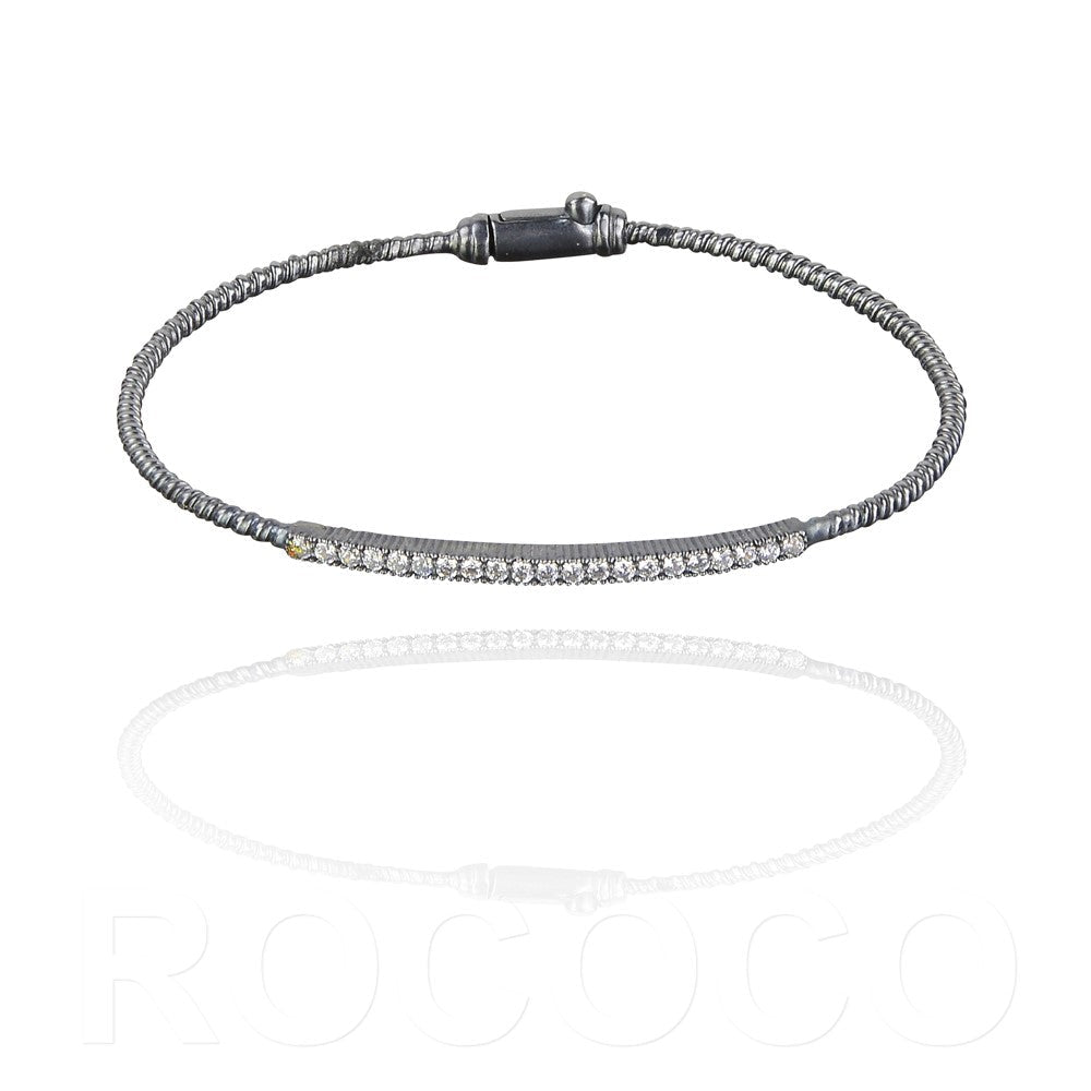 Half Diamond classic bangleBracelet