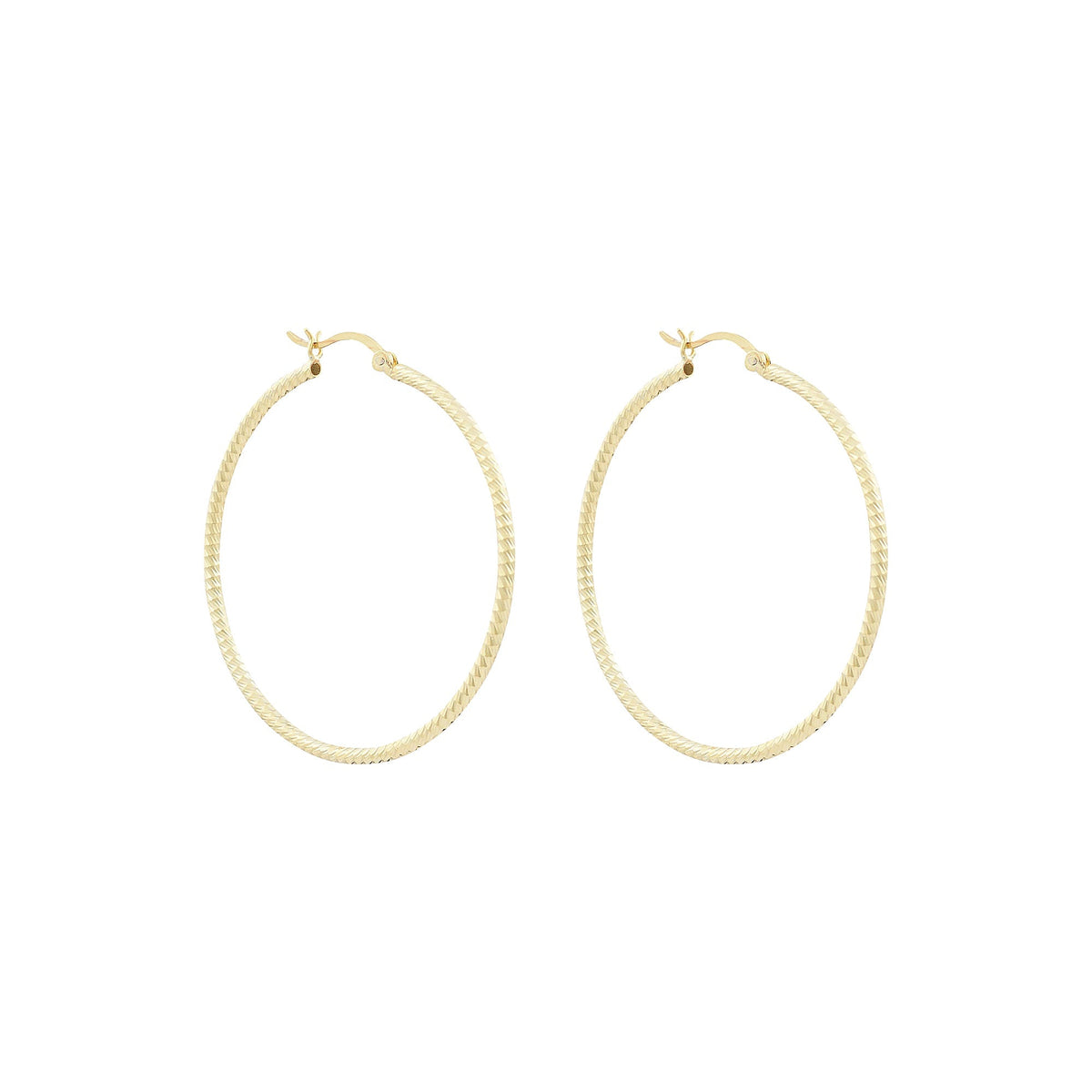 Karma Large Glitter Hoop 40cm EarringsEarrings