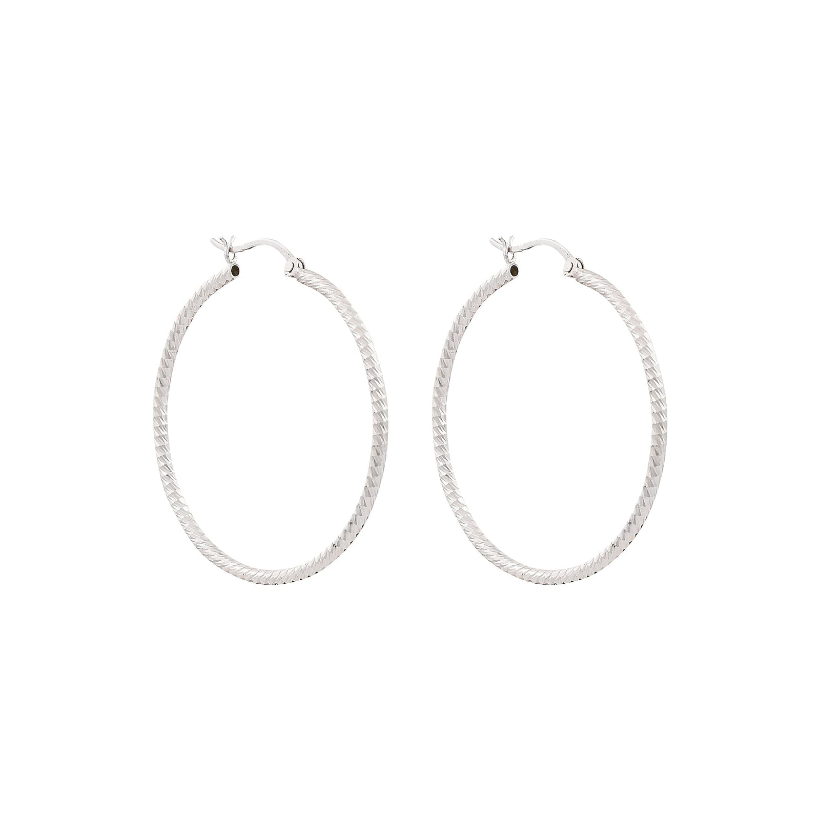 Karma large glitter hoop earingsEarrings