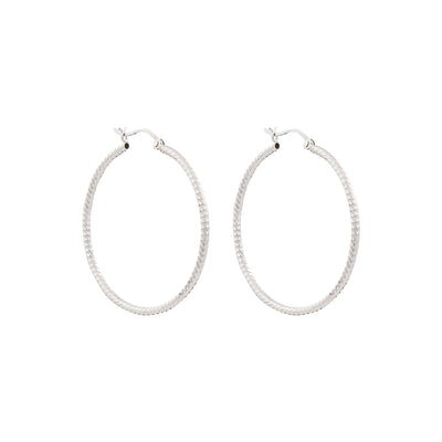 Karma large glitter hoop earingsEarrings