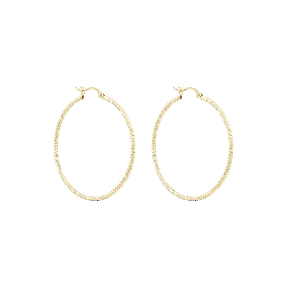 Karma large glitter hoop earingsEarrings