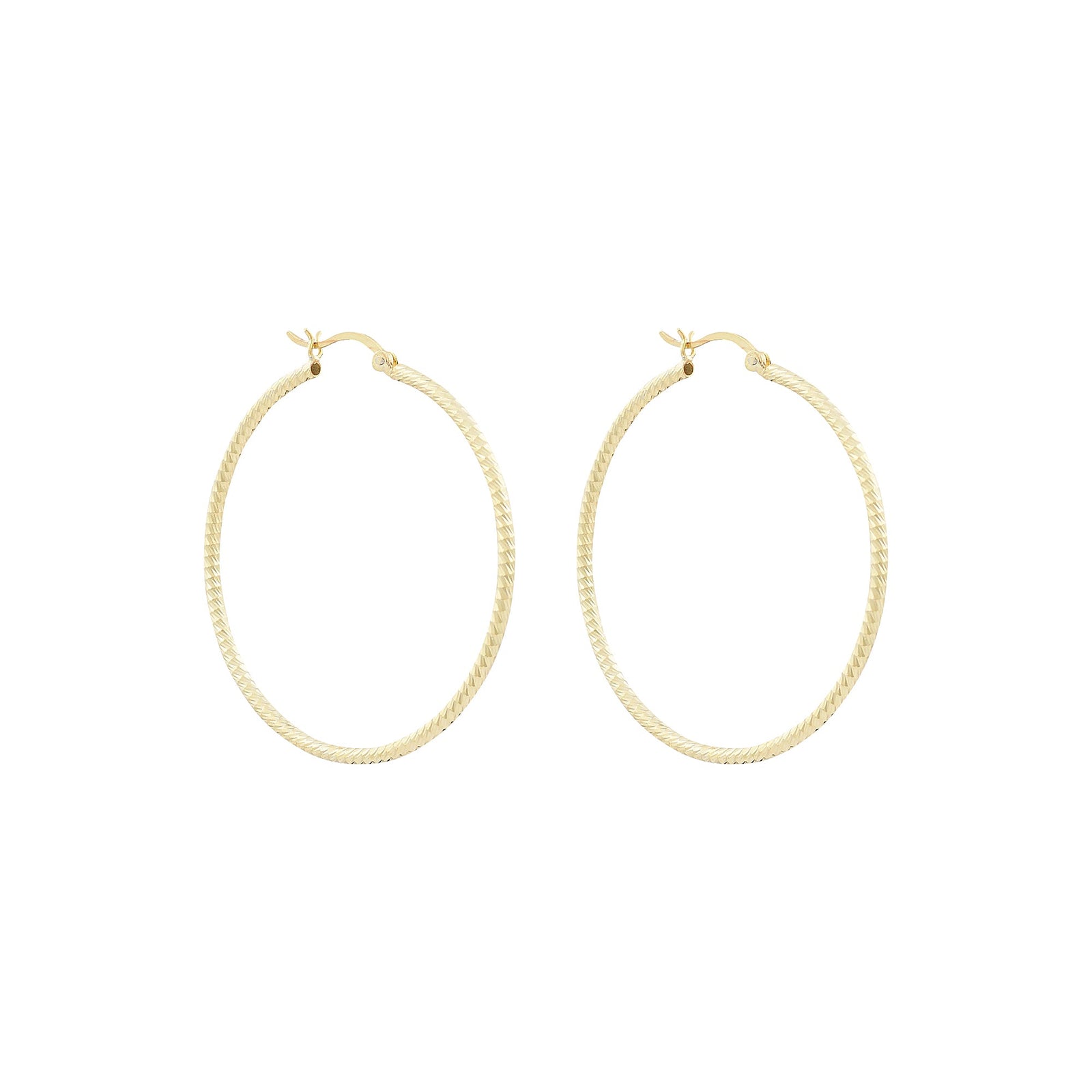Karma large glitter hoop earingsEarrings