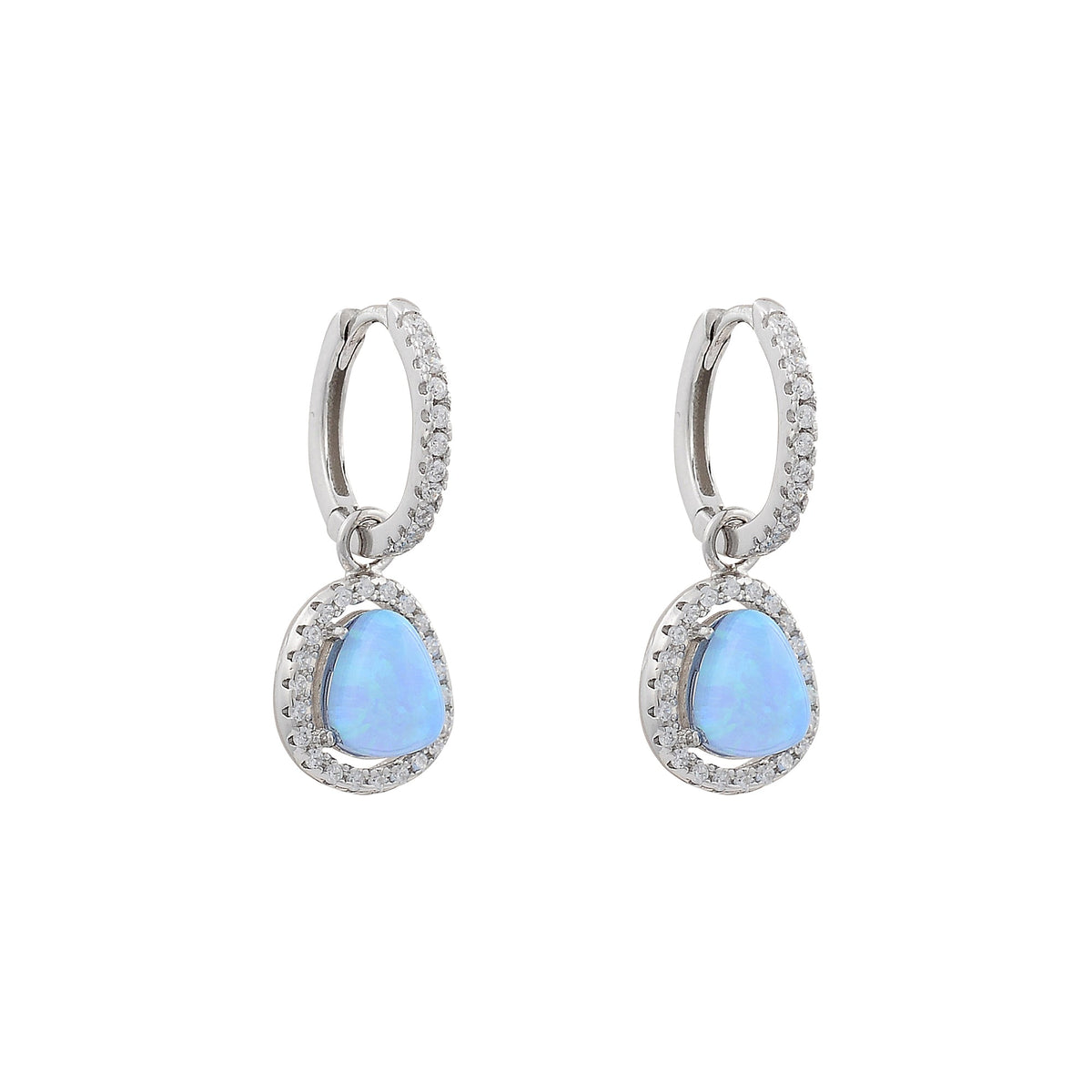 Opalite huggie earringsEarrings