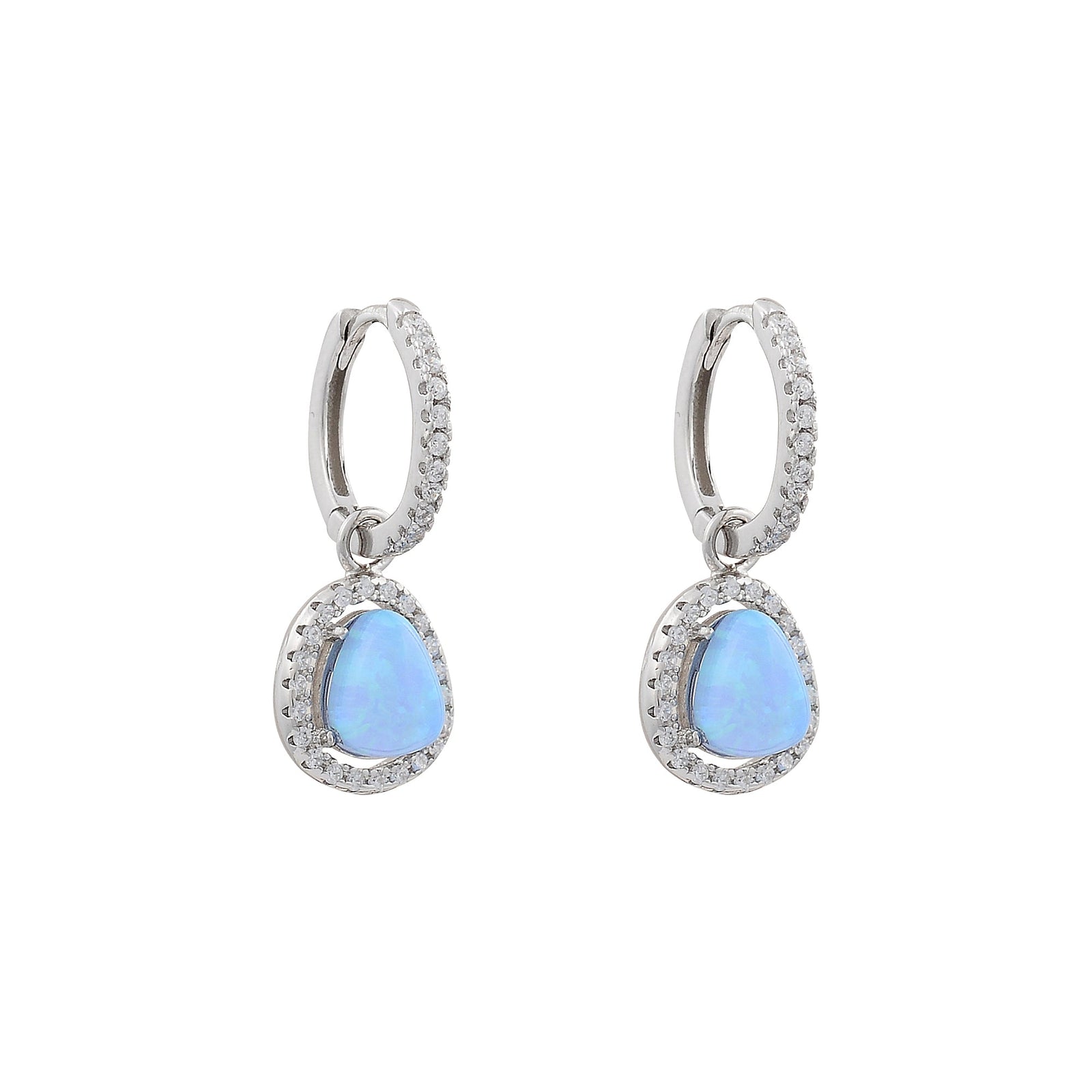 Opalite huggie earringsEarrings