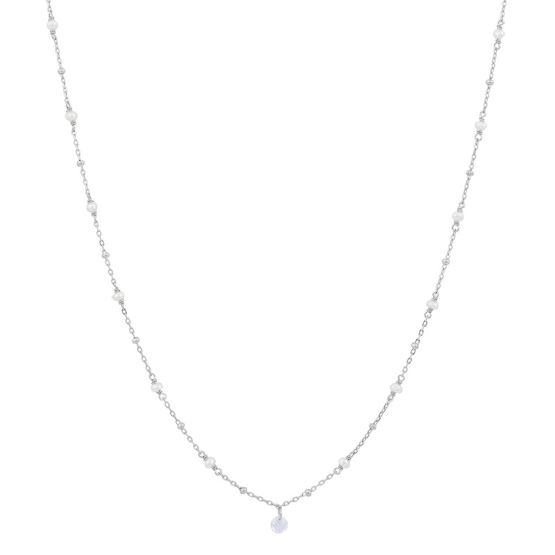 Pearl of wisdom drop stone necklaceNecklace