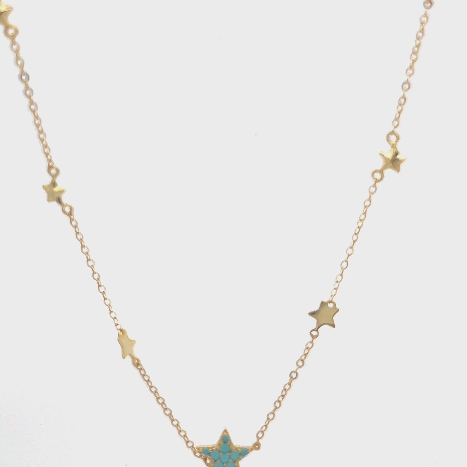 Elegant Star Pendant Necklace