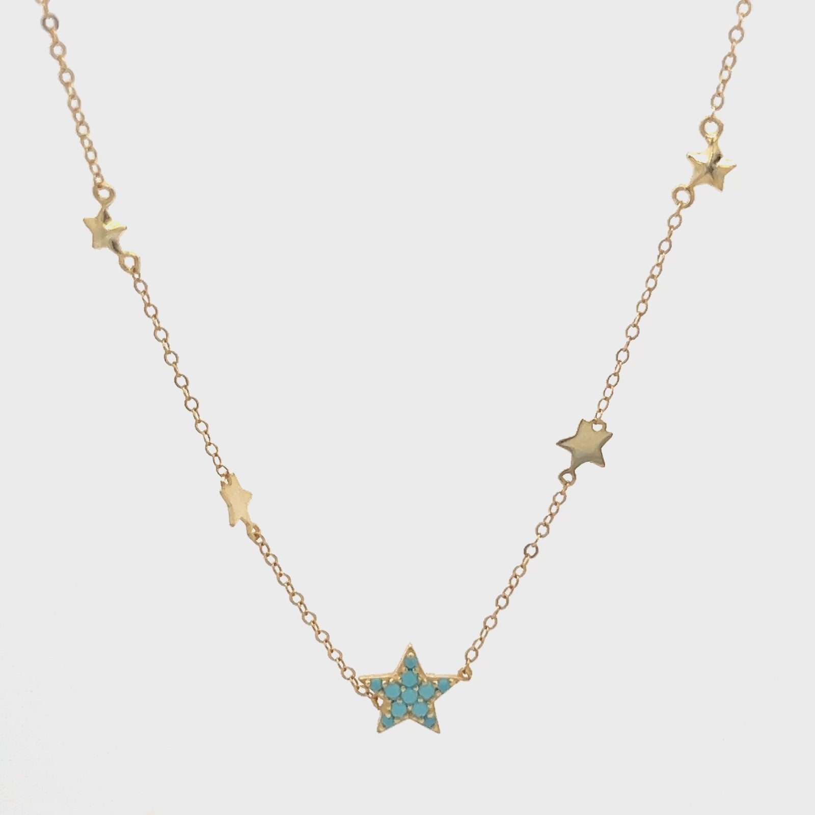 Elegant Star Pendant Necklace