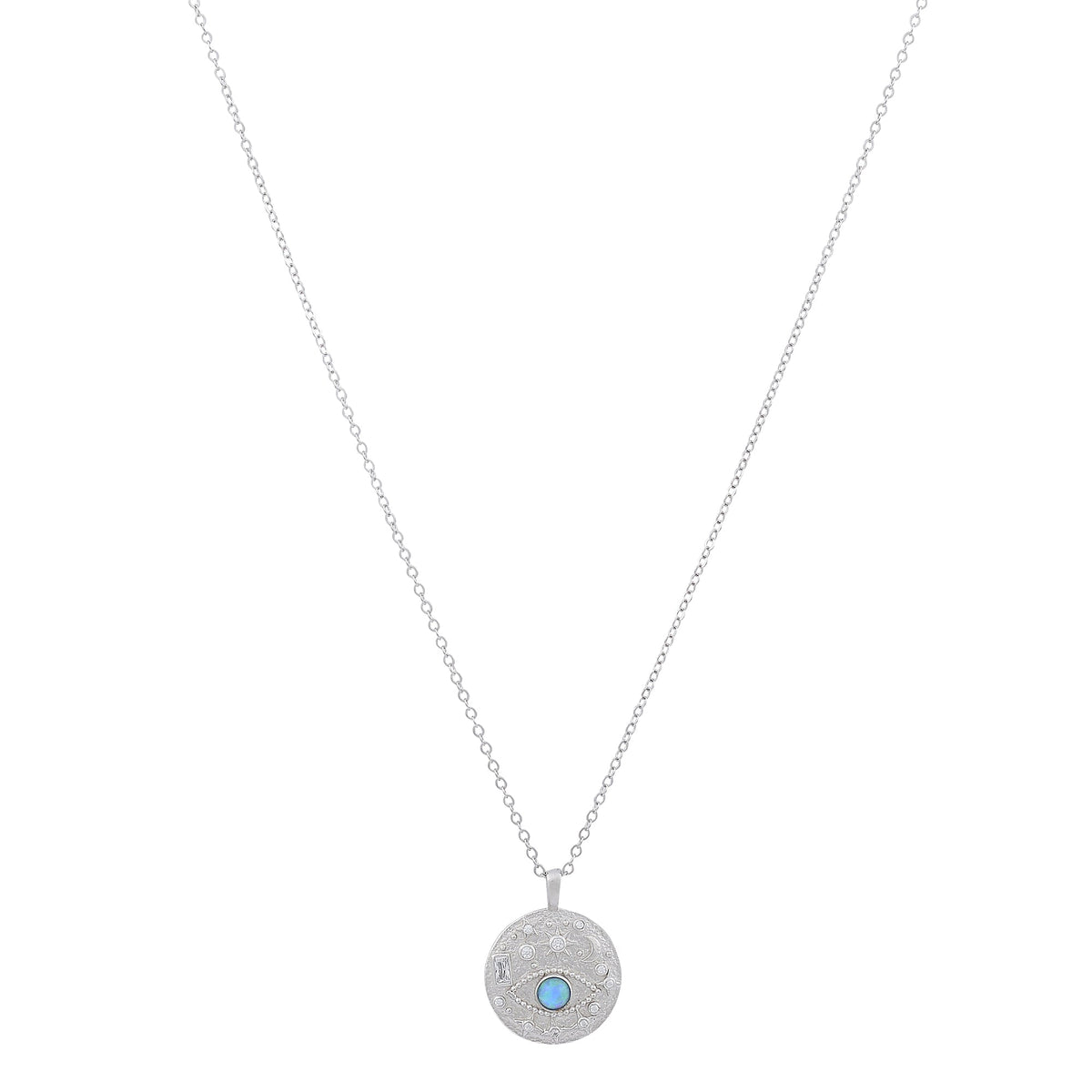 Protection and light disc necklaceNecklace