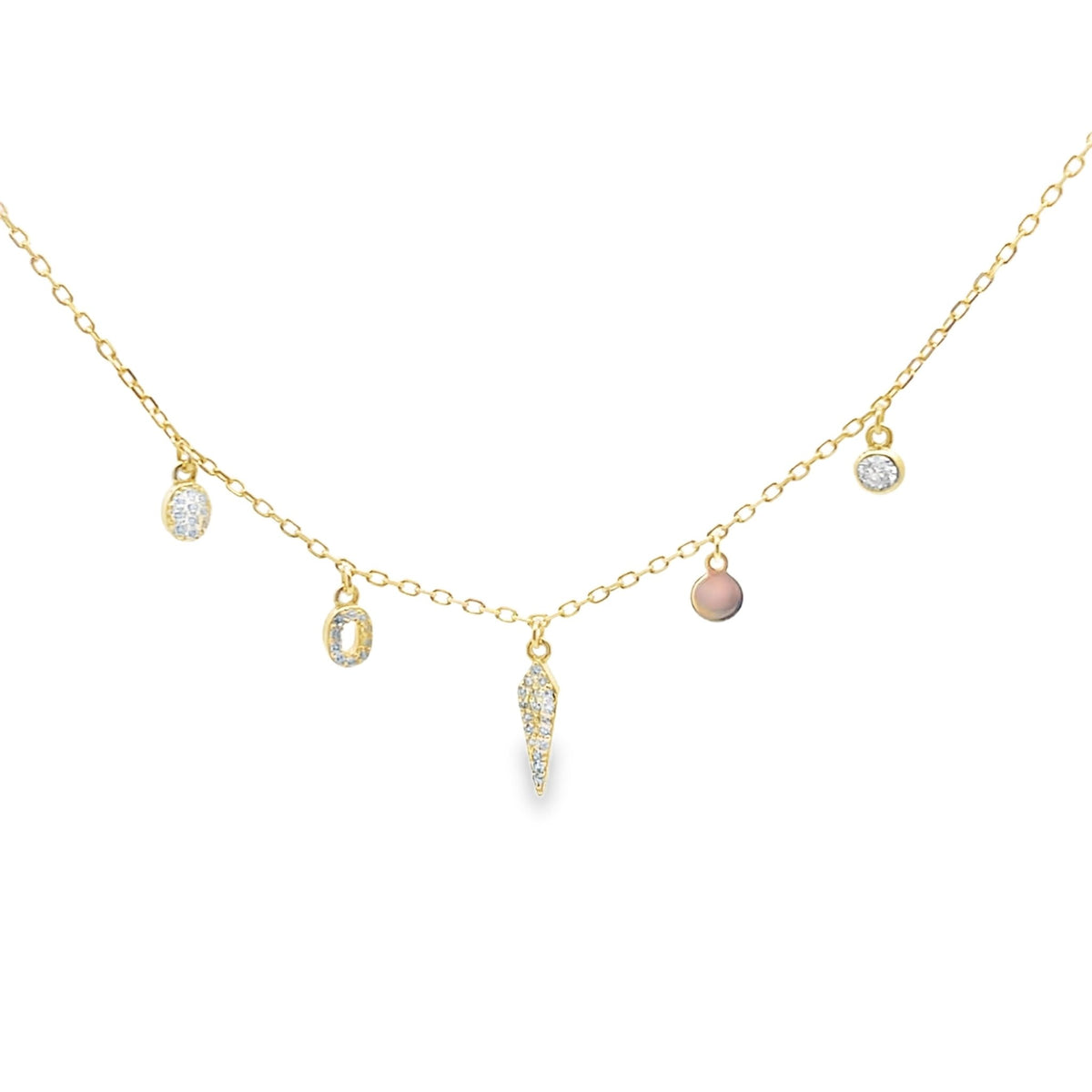 Sacred Triangle &amp; Circle Geometric Necklace — Soul DirectionNecklace