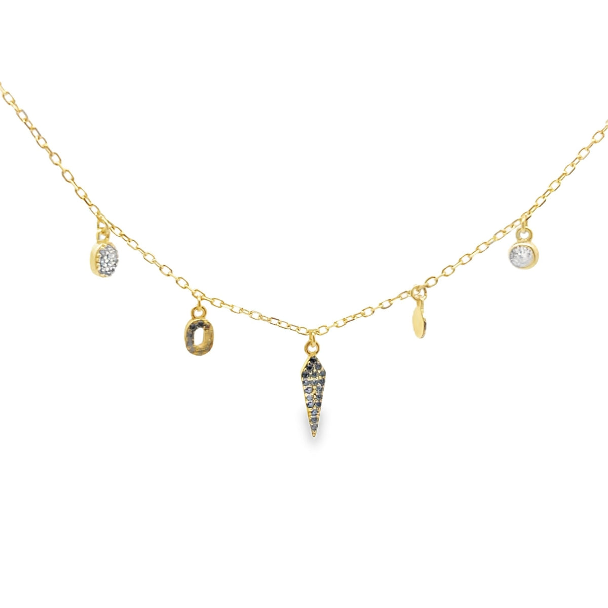 Sacred Triangle &amp; Circle Geometric Necklace — Soul DirectionNecklace