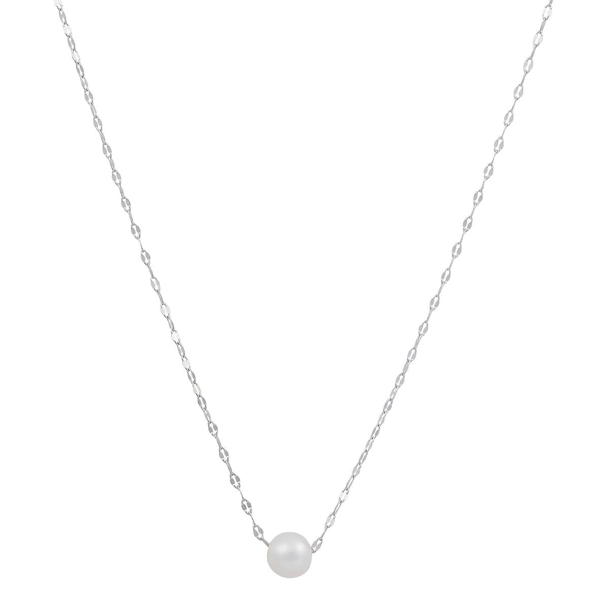 Single Pearl Necklace | Pearls of Wisdom | 925 Sterling Silver | Gold PlatingNecklace