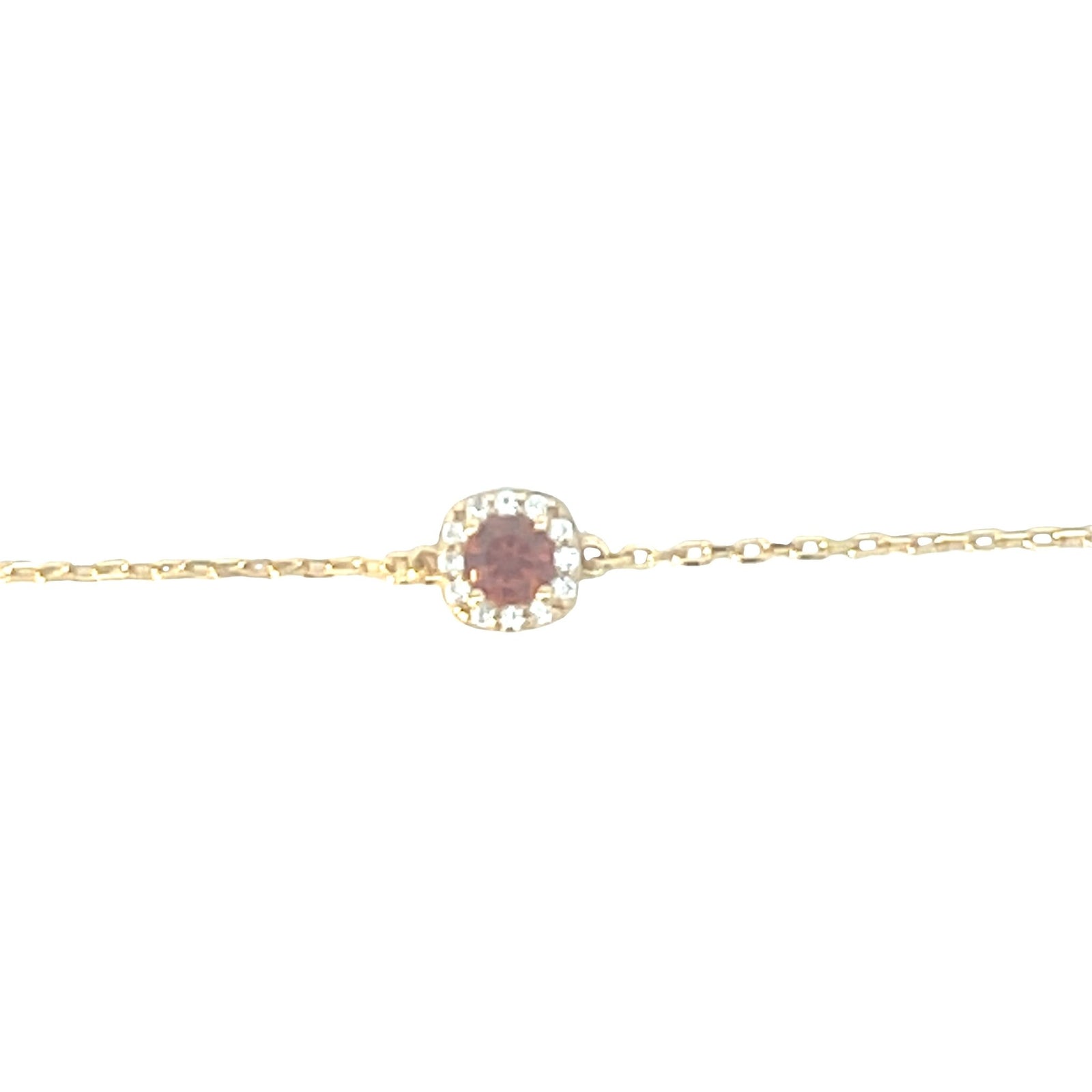 Small square dainty circle braceletBracelet