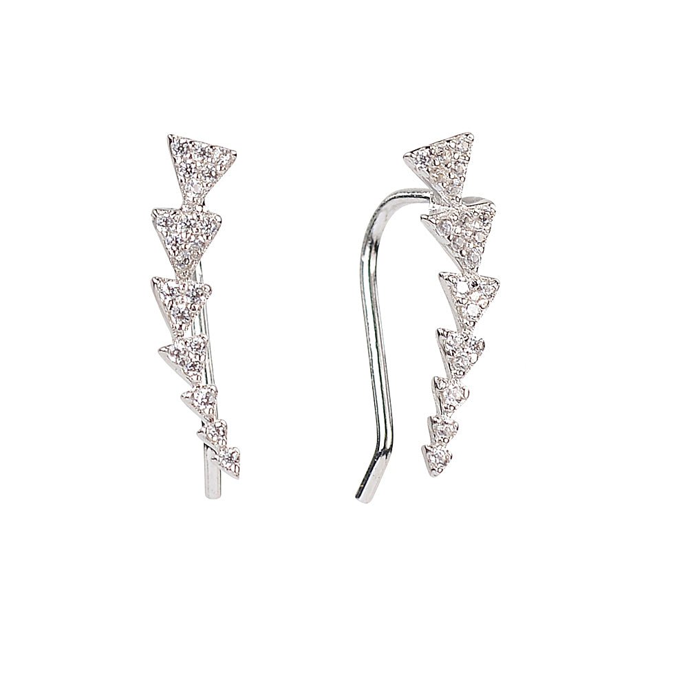 Soul Direction Arrow & Triangle Slider EarringsEarrings